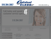 Tablet Screenshot of capitalandglass.com